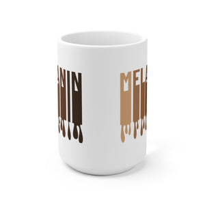 Melanin - Ceramic Mug 15oz - JazzyStones - One Vision Apparel