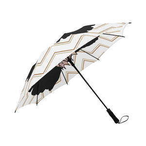 Cocoa Queen -  Semi-Automatic Foldable Umbrella