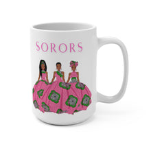 Load image into Gallery viewer, Sorors - Pink &amp; Green - Mug 15oz