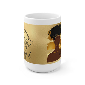 Gold Phenom - Mug 15oz (Golden) - JazzyStones - One Vision Apparel