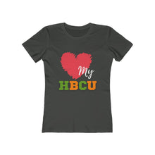 Load image into Gallery viewer, Scribble Heart - Love HBCU - Women&#39;s The Boyfriend Tee