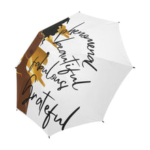 Load image into Gallery viewer, Gold Phenom - Semi-Automatic Foldable Umbrella - JazzyStones - One Vision Apparel