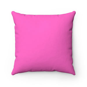 Soror - Pink & Green - Square Pillow - JazzyStones - One Vision Apparel