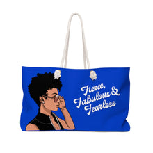 Load image into Gallery viewer, Fierce, Fabulous, &amp; Fearless - Weekender Bag (Various Colors) - JazzyStones - One Vision Apparel