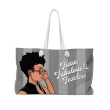 Load image into Gallery viewer, Fierce, Fabulous, &amp; Fearless - Weekender Bag (Various Colors) - JazzyStones - One Vision Apparel