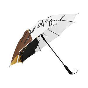 Gold Phenom - Semi-Automatic Foldable Umbrella - JazzyStones - One Vision Apparel