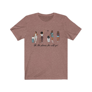 She Travels - Jersey Short Sleeve Tee (3 colors)