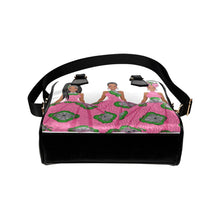 Load image into Gallery viewer, Shoulder handBag - Pink &amp; Green