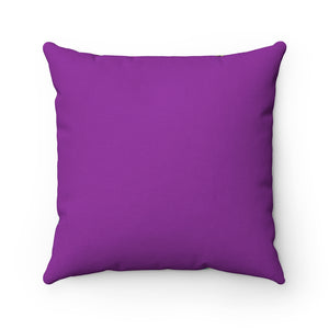 Purple Leopard - Square Pillow - JazzyStones - One Vision Apparel