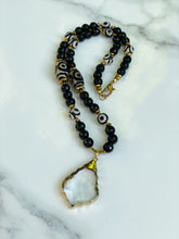 Load image into Gallery viewer, Black &amp; Tibetan Necklace - JazzyStones - One Vision Apparel