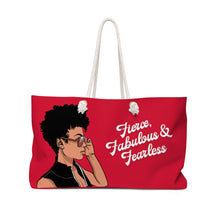 Load image into Gallery viewer, Fierce, Fabulous, &amp; Fearless - Weekender Bag (Various Colors) - JazzyStones - One Vision Apparel