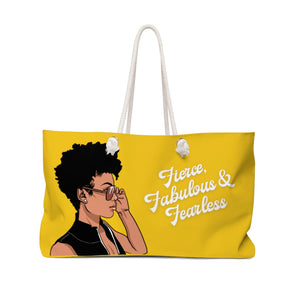 Fierce, Fabulous, & Fearless - Weekender Bag (Various Colors) - JazzyStones - One Vision Apparel